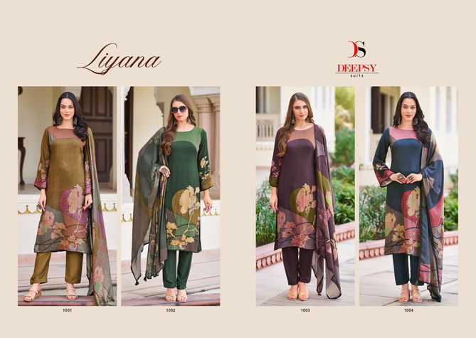 Liyana By Deepsy Viscose Pashmina Salwar Kameez Wholesale Price In Surat